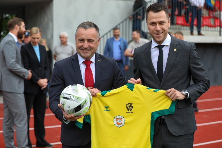 Renovated Lithuanian Police Stadium opened in the Mountain Park