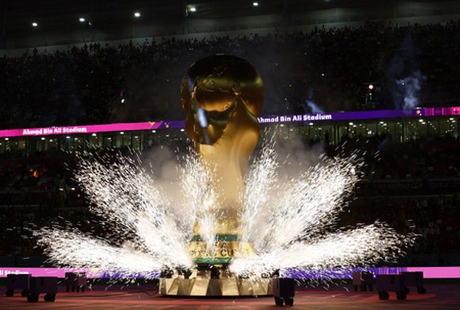 Saudi Arabia showed what its stadiums would look like at the 2034 World Cup.