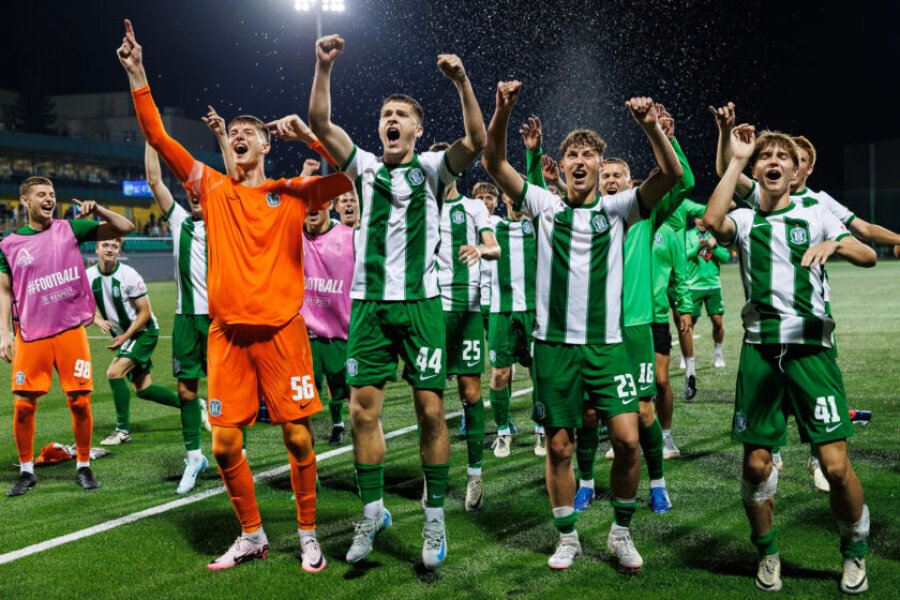 The young Žalgiris players were crushed by the Man Utd youth team.