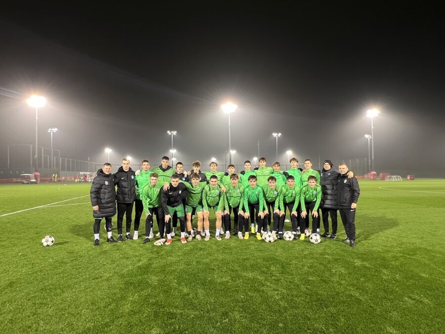 Žalgiris youth trained at the holy site of football in England