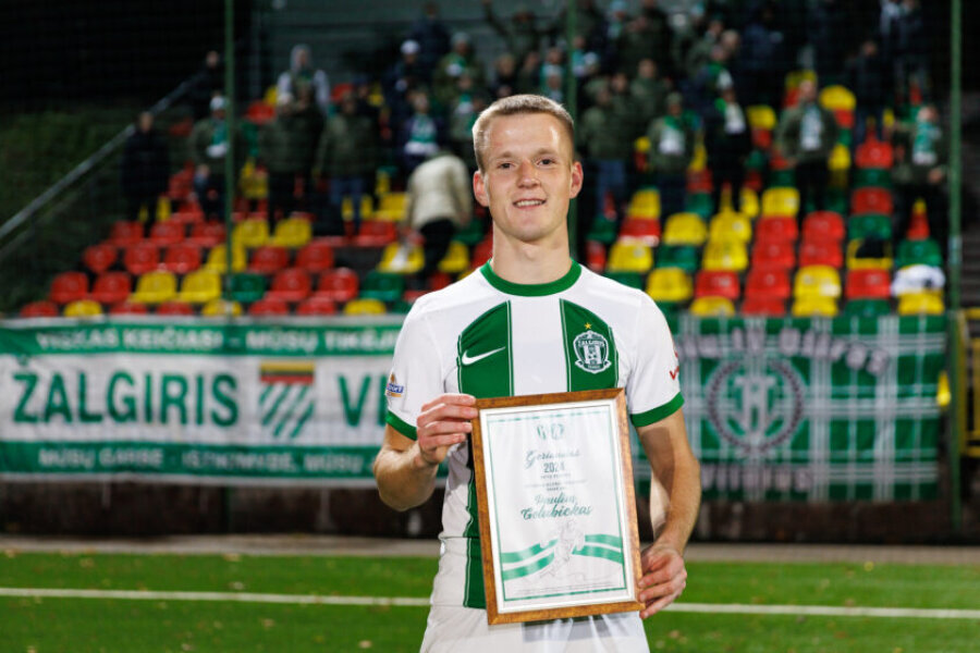 Player of the Year for 'Žalgiris' is P. Golubickas