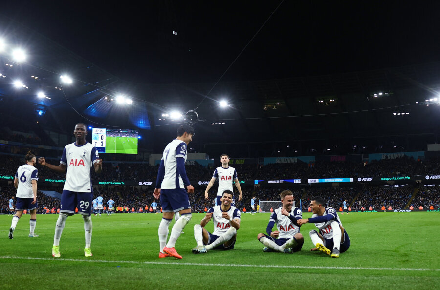 Fifth in a row: Tottenham crushed Man City away