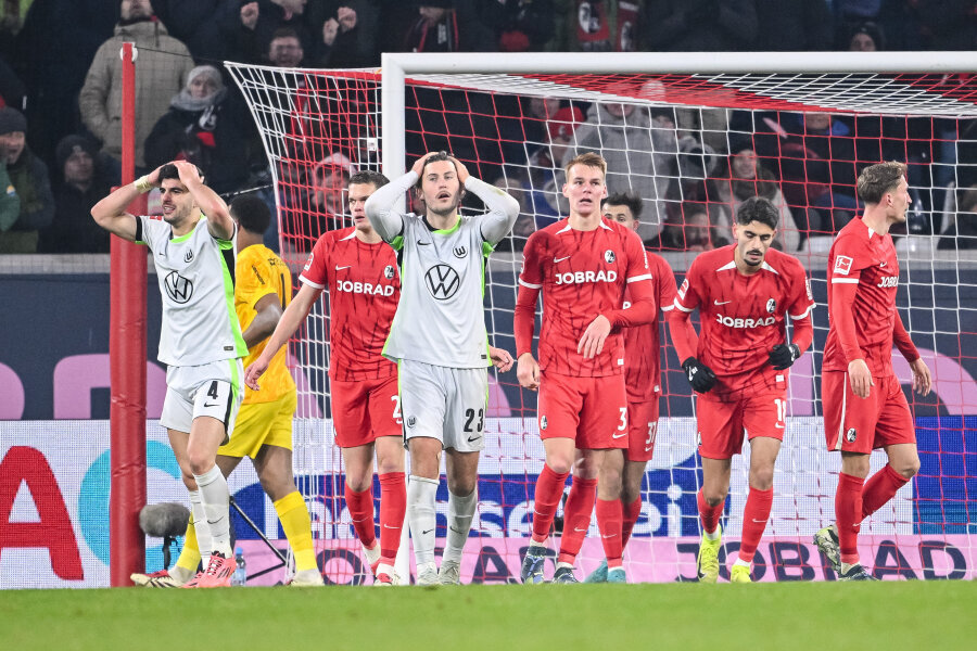 Freiburg defeated Wolfsburg in the confrontation of Germany's table neighbors.