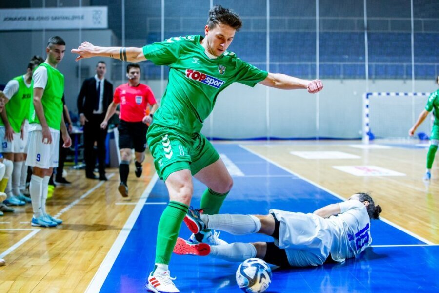 Futsal: "Kaunas Žalgiris" extended their winning streak to 14.