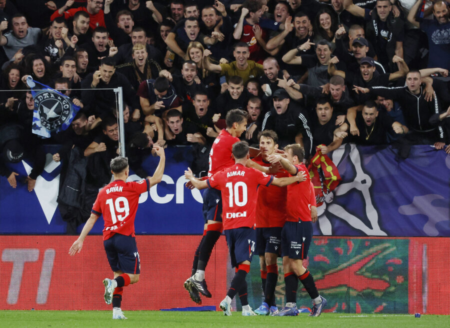 ‘Mallorca’ secured victory against ‘Osasuna’ during added time.