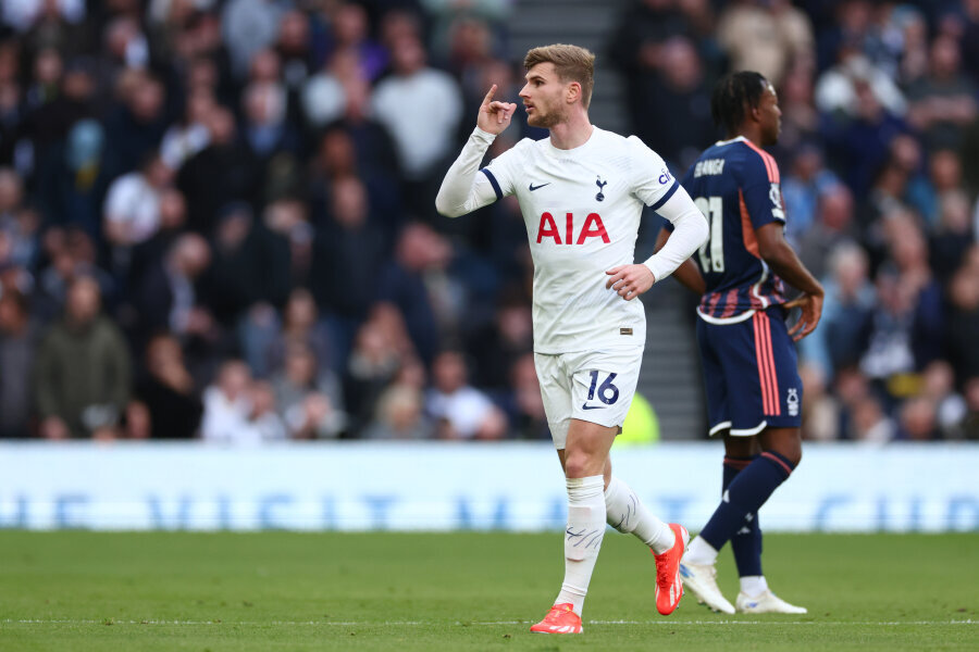 T. Werner failed to establish himself at the Tottenham club.