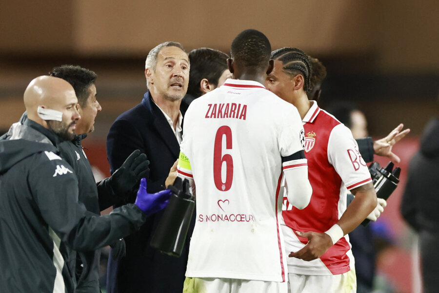 Monaco handled Angers club at the end of the match